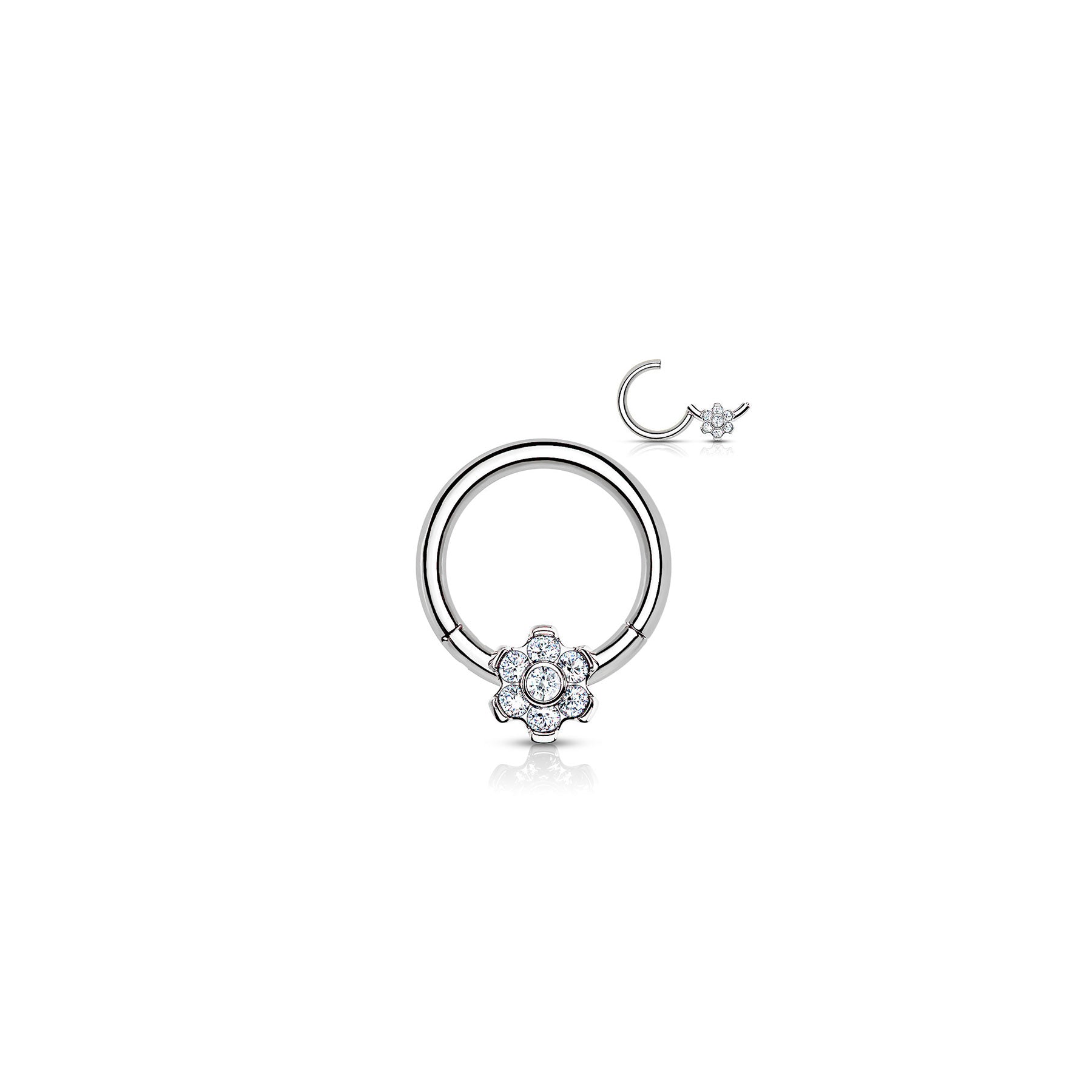 Piercing Anneau SAWDA en Titane et Zirconium