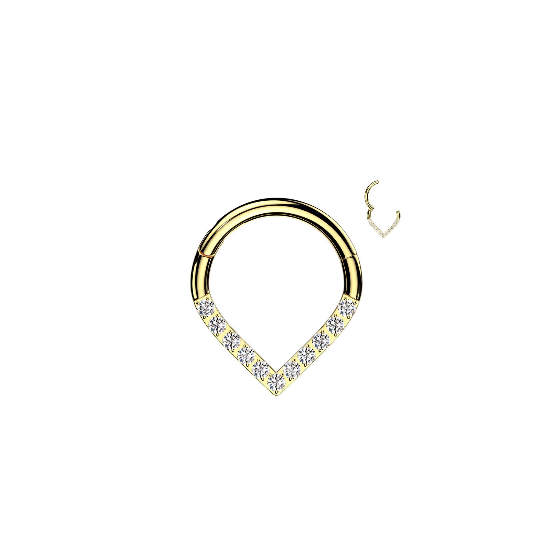 Piercing Anneau TAKALA en Acier et Zirconium