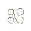 Piercing Anneau TAKALA en Acier et Zirconium