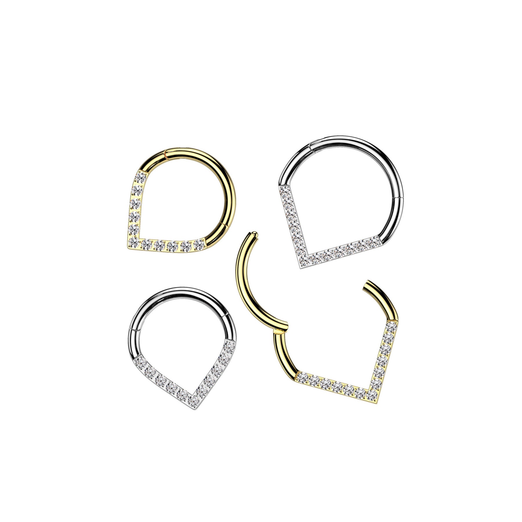 Piercing Anneau TAKALA en Acier et Zirconium