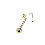 Piercing Christina OVEDA en Titane et Zirconium