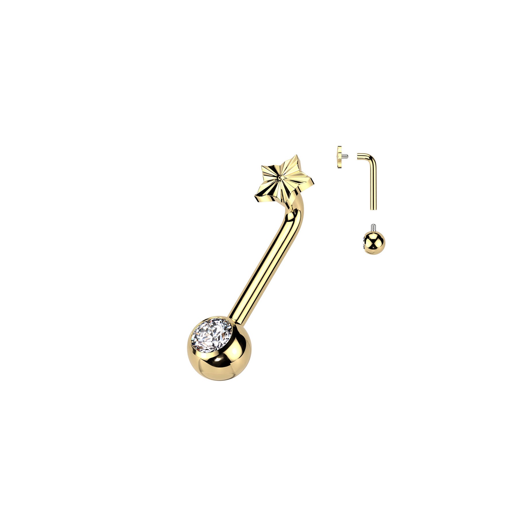 Piercing Christina OVEDA en Titane et Zirconium