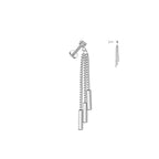 Piercing Labret YANIKA en Acier et Zirconium