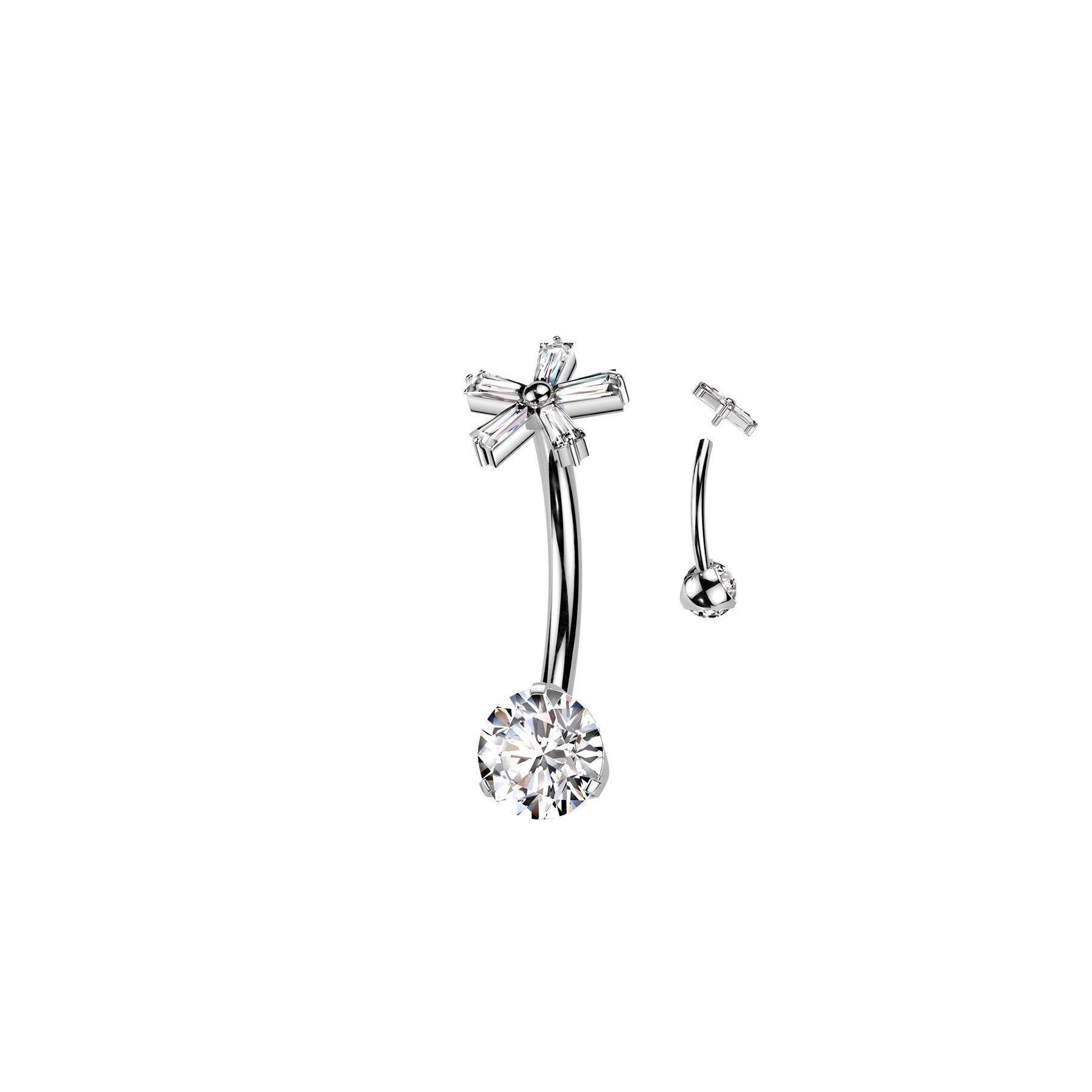 Piercing NABIA en Titane et Zirconium