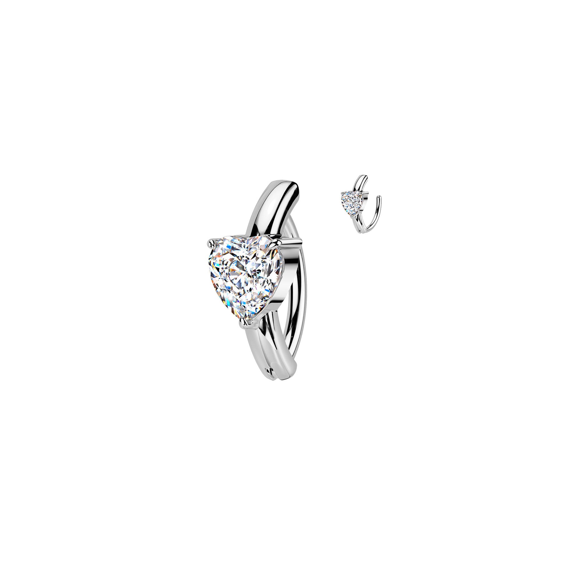 Piercing Nombril AQUERA en Acier et Zirconium