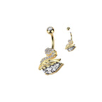 Piercing Nombril ARABA en Acier et Zirconium