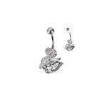 Piercing Nombril ARABA en Acier et Zirconium