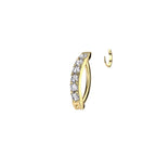 Piercing Nombril AVONA en Titane et Zirconium