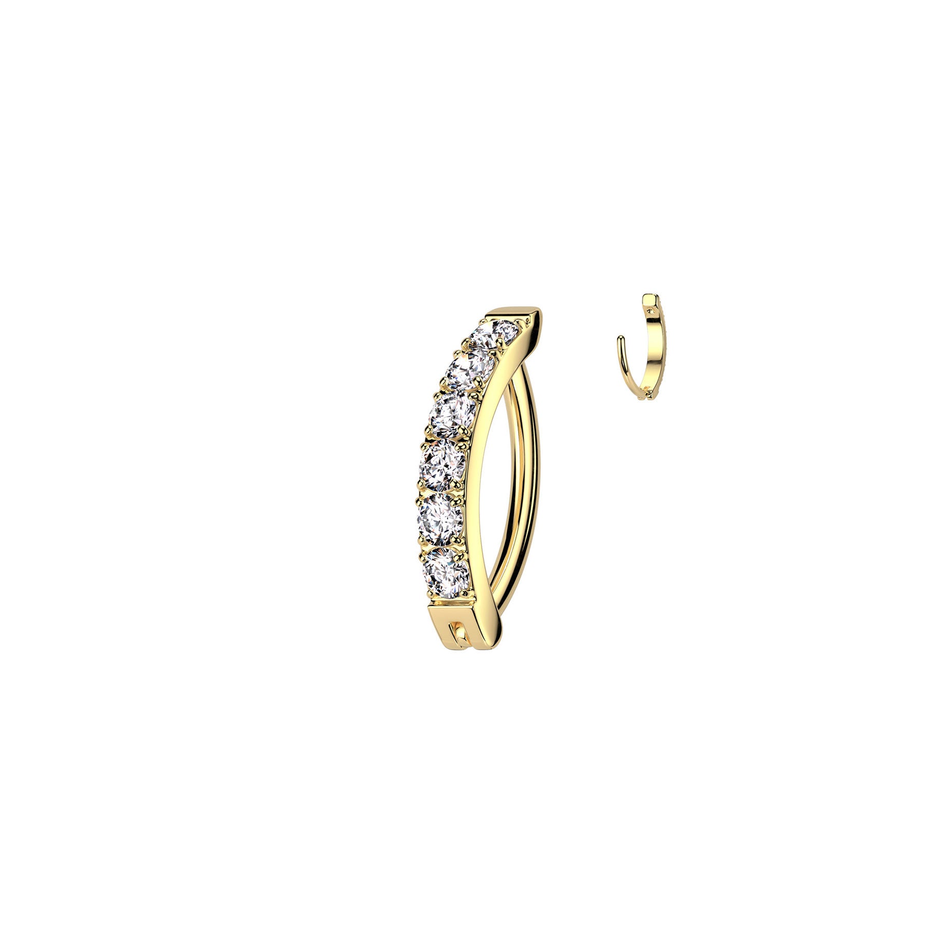 Piercing Nombril AVONA en Titane et Zirconium