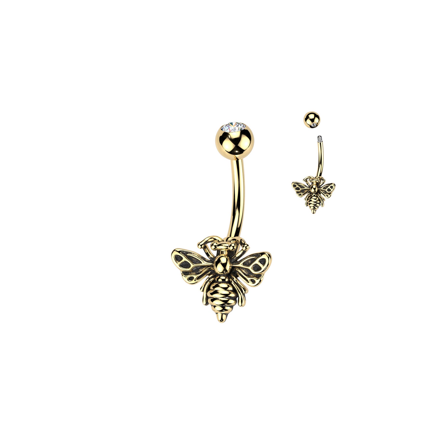 Piercing Nombril CAMORA en Acier
