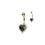 Piercing Nombril CYNDRA en Acier et Zirconium