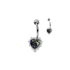 Piercing Nombril CYNDRA en Acier et Zirconium