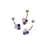 Piercing Nombril DALIA en Acier et Zirconium