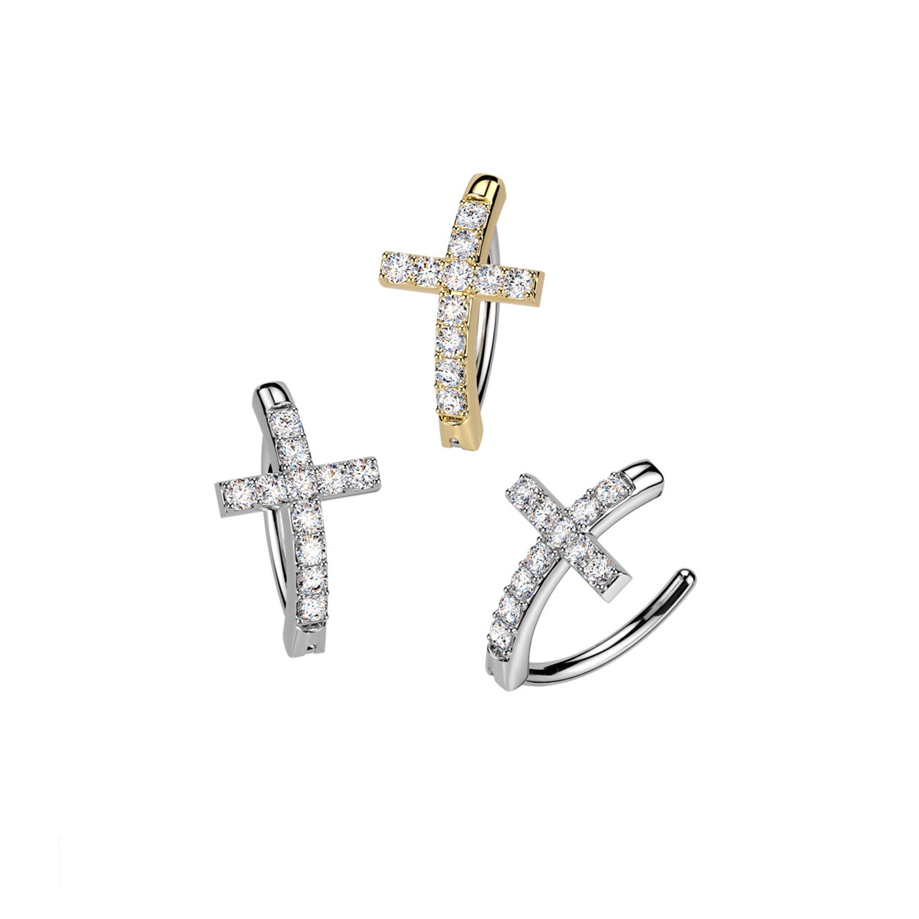 Piercing Nombril NAHIA en Acier et Zirconium