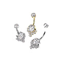 Piercing Nombril MALOYA en Titane et Zirconium