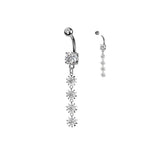 Piercing Nombril NEKITA en Acier et Zirconium