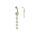 Piercing Nombril NEKITA en Acier et Zirconium