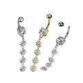 Piercing Nombril NEKITA en Acier et Zirconium