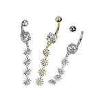 Piercing Nombril NEKITA en Acier et Zirconium