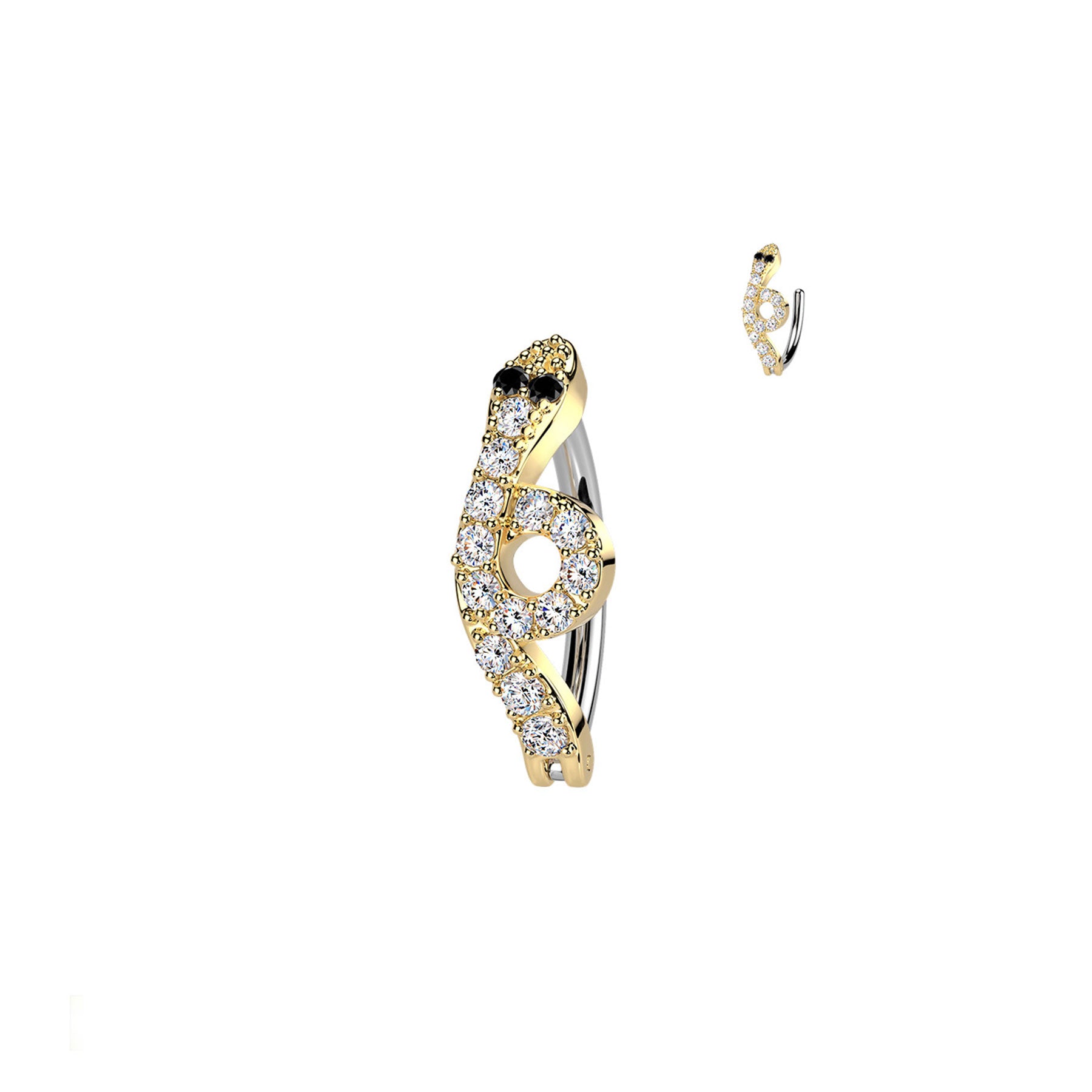 Piercing Nombril SELVA en Acier et Zirconium