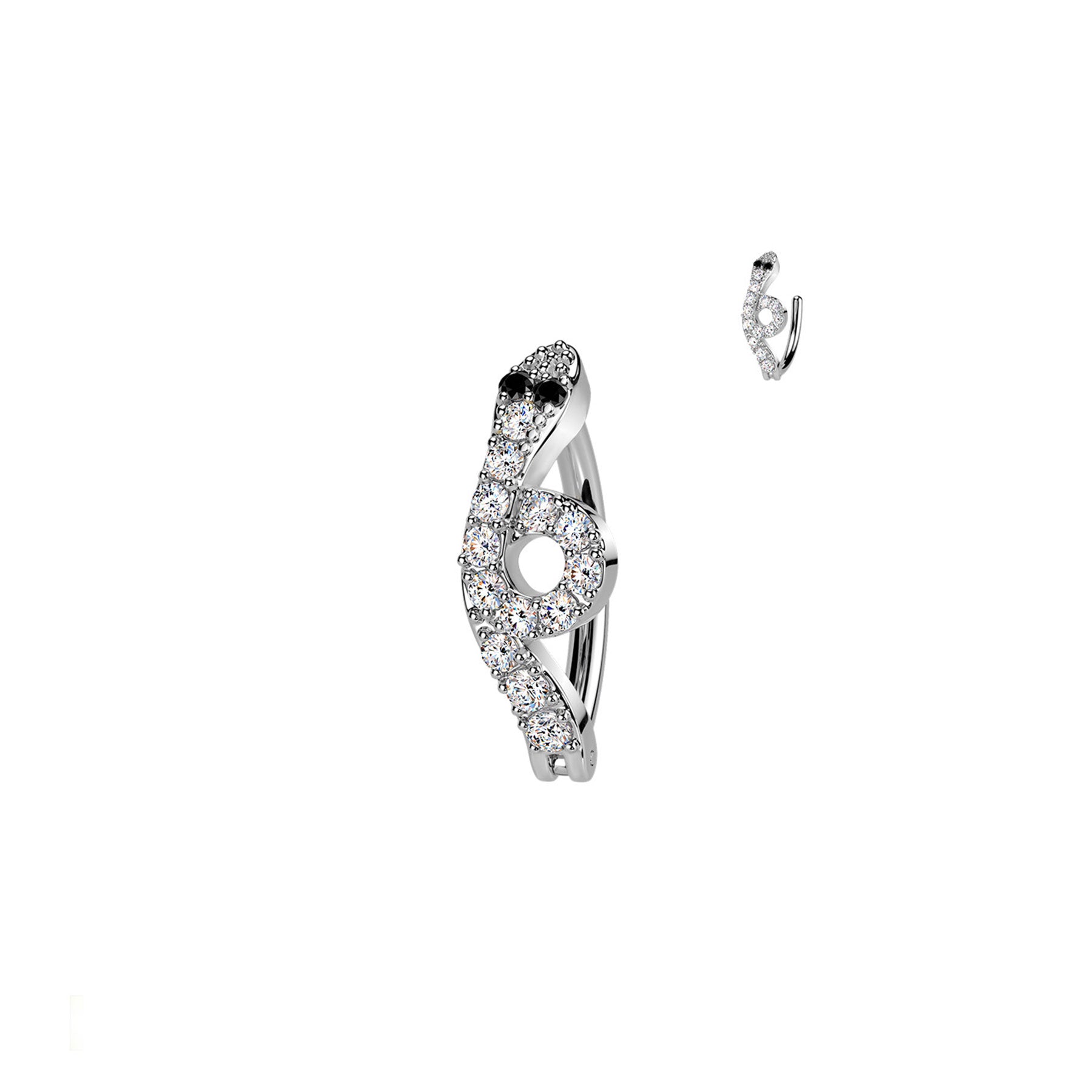 Piercing Nombril SELVA en Acier et Zirconium