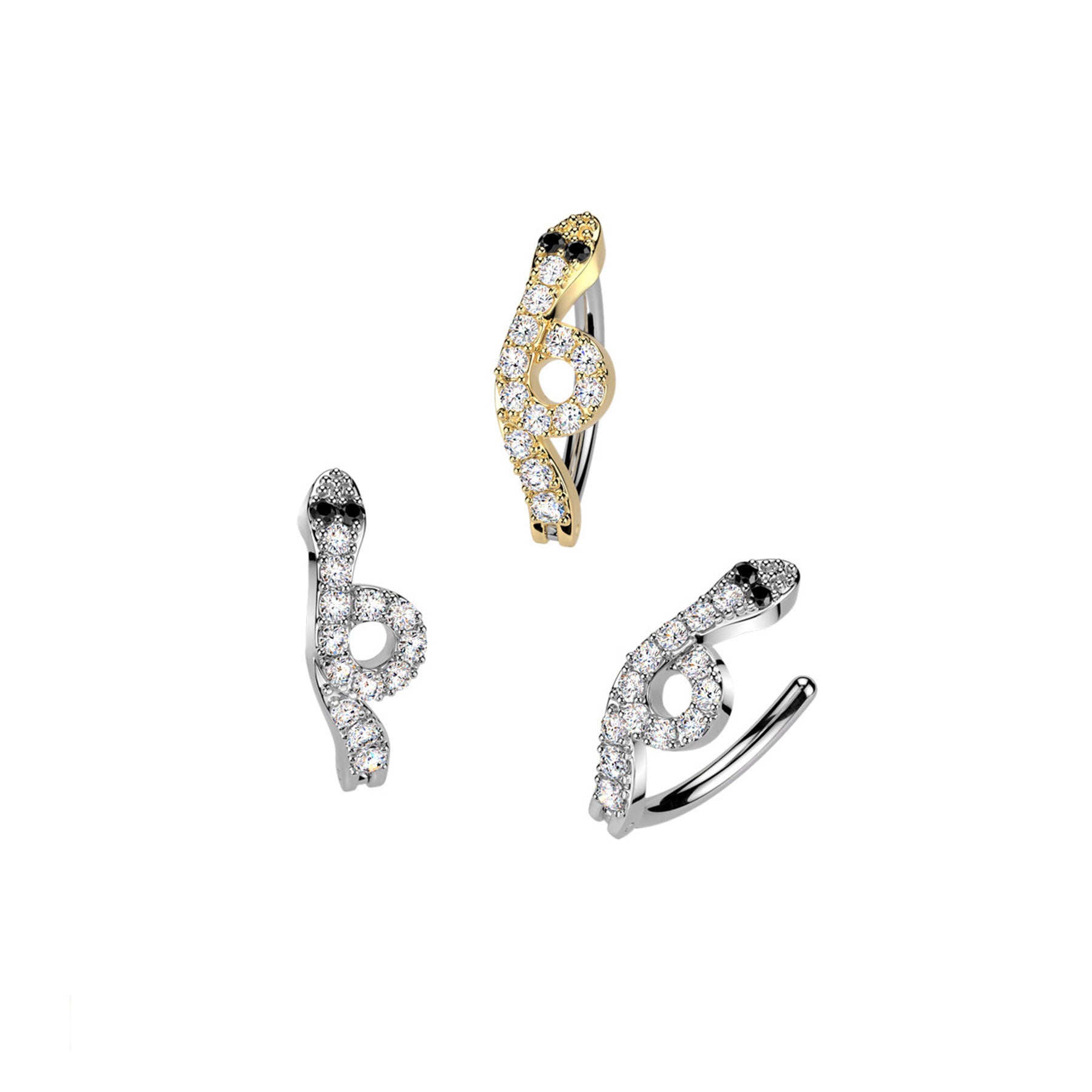 Piercing Nombril SELVA en Acier et Zirconium