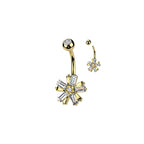 Piercing Nombril VINIA en Acier et Zirconium
