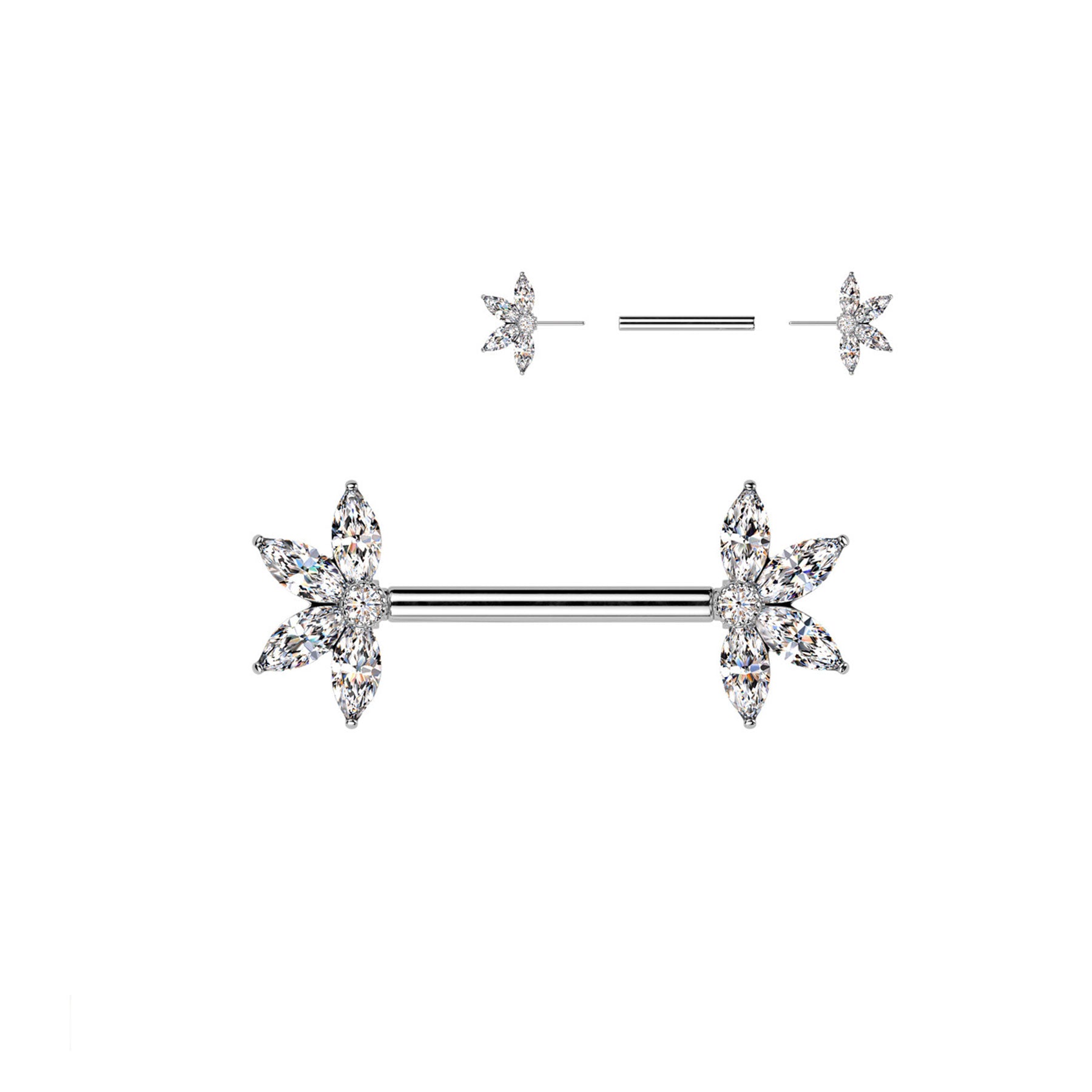 Piercing Téton ALMA en Acier et Zirconium
