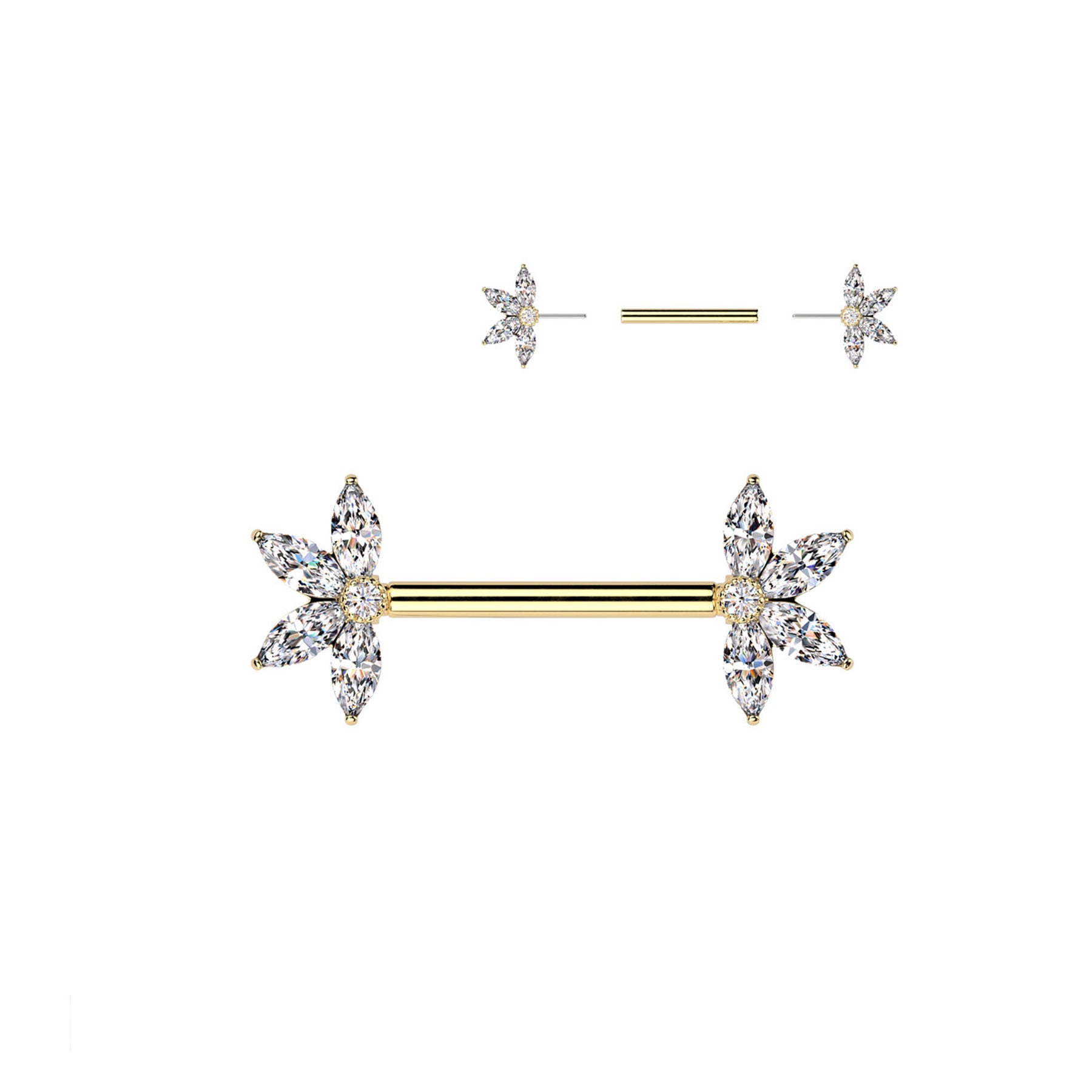 Piercing Téton ALMA en Acier et Zirconium