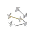 Piercing Téton NYSSA en Acier et Zirconium