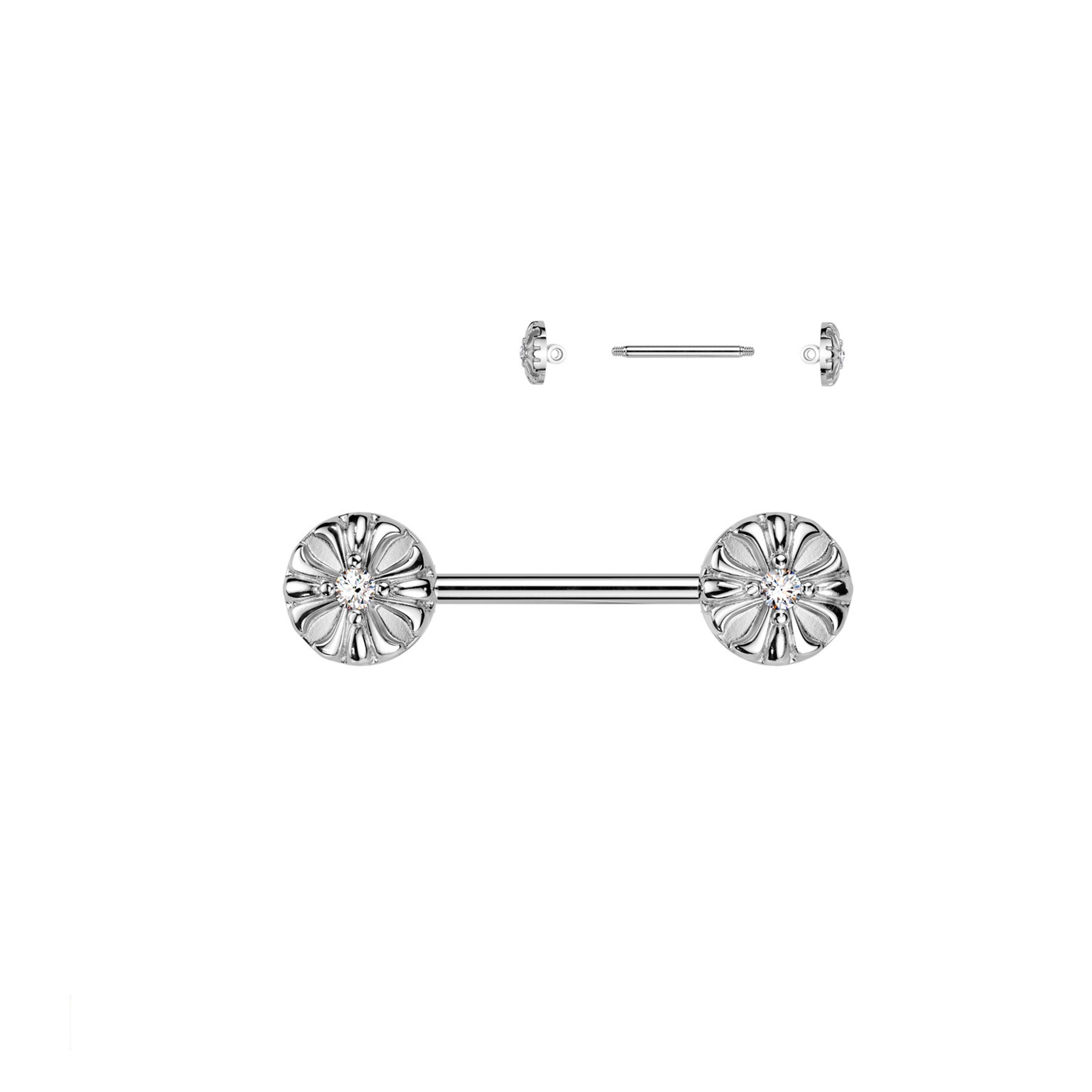 Piercing Téton PRAJNA en Acier et Zirconium