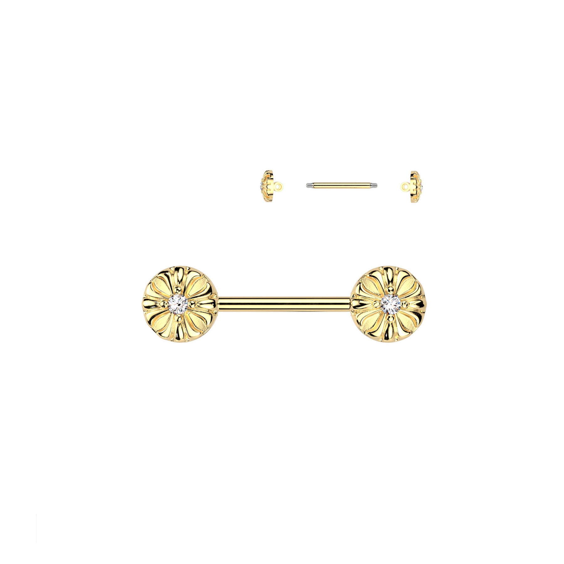 Piercing Téton PRAJNA en Acier et Zirconium