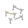 Piercing Téton SIENNA en Acier et Zirconium