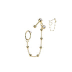 Piercing Tragus GAIA en Acier et Zirconium