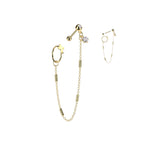 Piercing Tragus INDIYA en Acier et Zirconium
