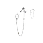 Piercing Tragus INDIYA en Acier et Zirconium
